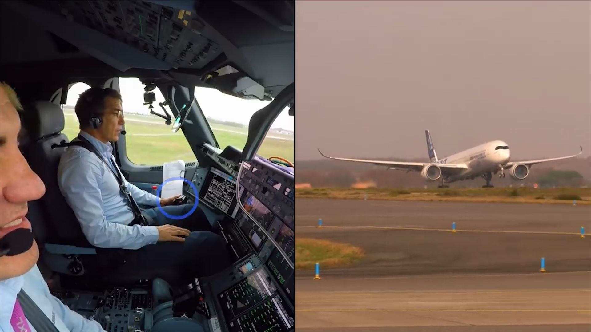 Təcrübəli pilot yeni təyyarənin havaya qalxacağına inanmadı - VİDEO