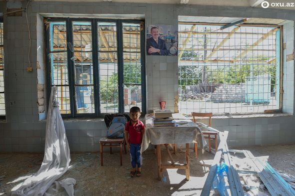 Ermənistan silahlı bölmələrinin Tovuzda dağıtdığı evlər – FOTOREPORTAJ 
