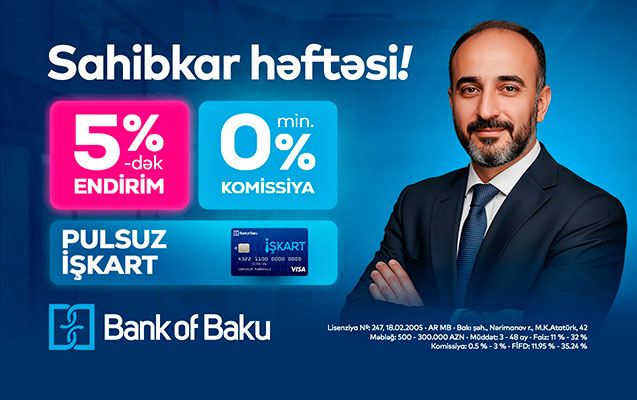 Bank of Baku-da 