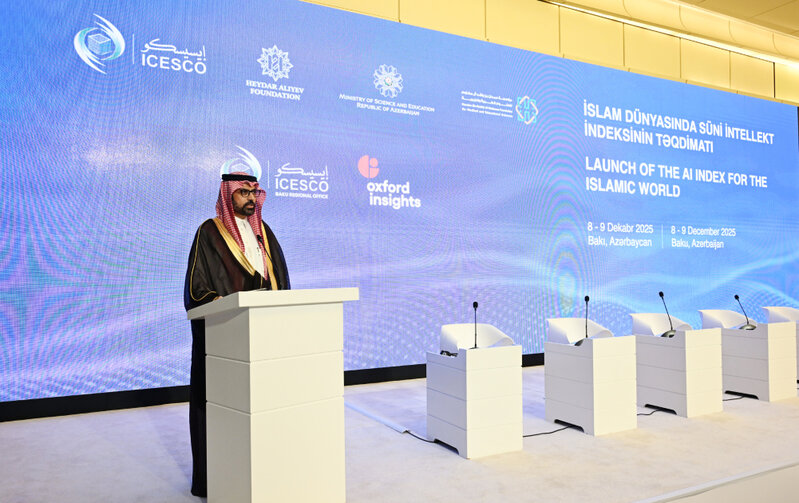 Leyla Əliyeva Bakıda beynəlxalq konfransın açılışında - Fotolar