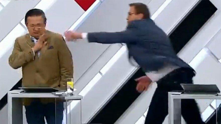 Rusiyanın dövlət kanalında ŞOK HADİSƏ - ABŞ-dan olan jurnalisti vurular - FOTO