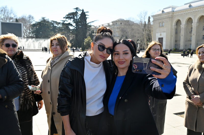 Mehriban Əliyeva Gəncə şəhərinə səfər edib - FOTO