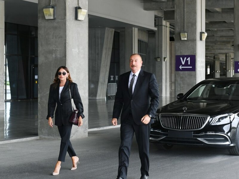 Prezident və birinci xanım Şamaxıda səfərdə olublar