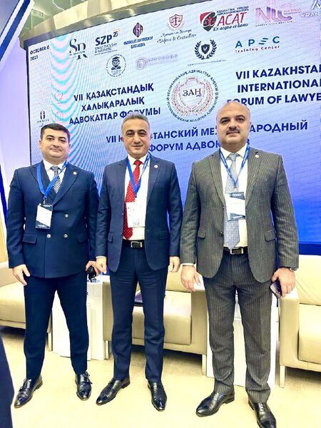 Vəkillər Kollegiyasının nümayəndə heyəti Qazaxıstanda keçirilən VII Beynəlxalq Vəkillər Forumunda iştirak edib