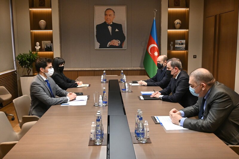 Ceyhun Bayramov İsrailin ölkəmizdəki səfiri Corc Diki qəbul edib – FOTO 