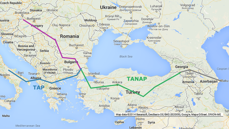 Bu il TANAP vasitəsilə 55 milyard kubmetr qaz nəql olunub