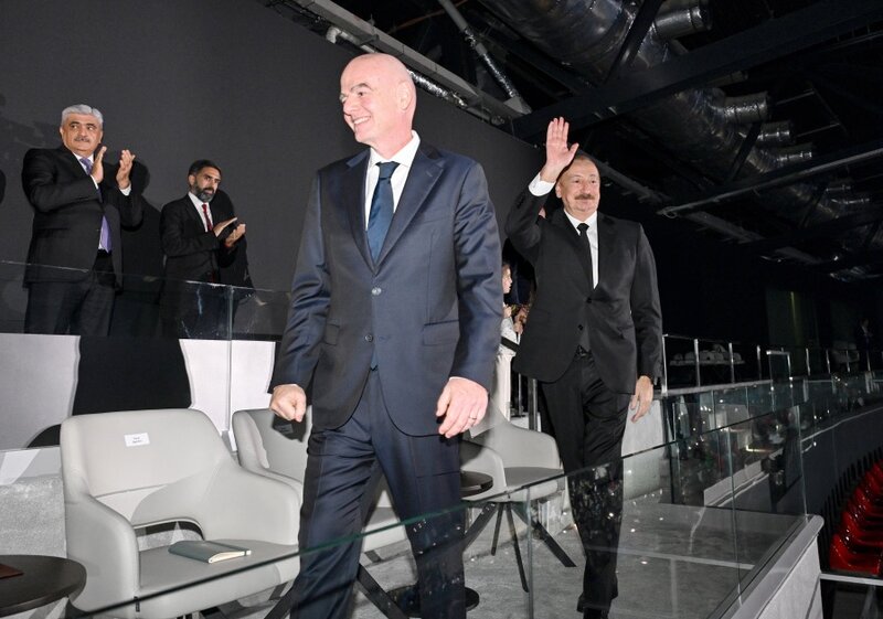 Prezident İlham Əliyev FIFA U-15 dünya çempionatının və festivalının açılış mərasimini izləyib - FOTOLAR