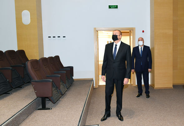 Prezident Sumqayıt Məhkəmə Kompleksinin açılışını etdi - FOTOLAR