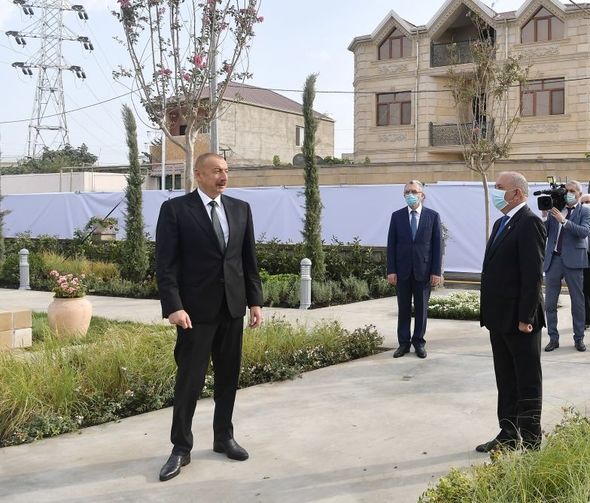 Prezident Bakıda parkın açılışında iştirak etdi - YENİLƏNİB + FOTO/VİDEO