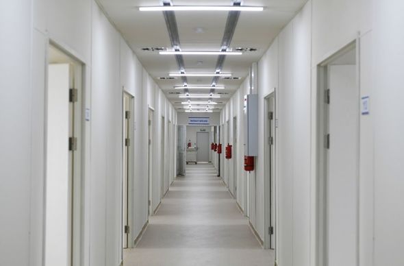 Prezident İsmayıllıda modul tipli xəstəxananın açılışında - FOTO