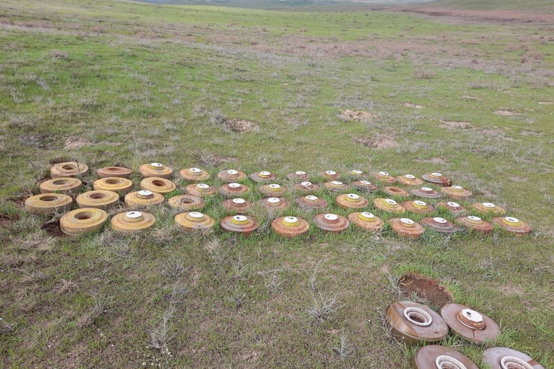 Laçın polisi bir kənddən 78 mina aşkarladı - FOTO