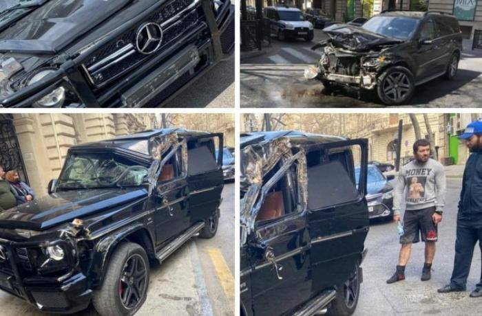 "Galendewagen"lə qəza törədən sürücü həbs olundu - VİDEO
