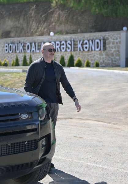 Prezident Şuşaya getdi - Fotolar