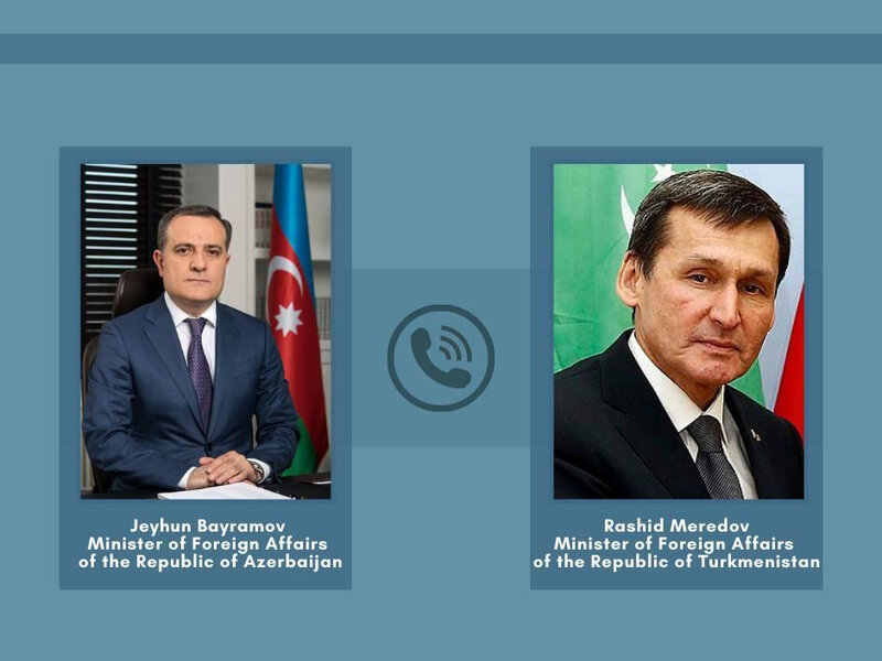 Azərbaycan və Türkmənistan xarici işlər nazirləri arasında telefon danışığı olub
