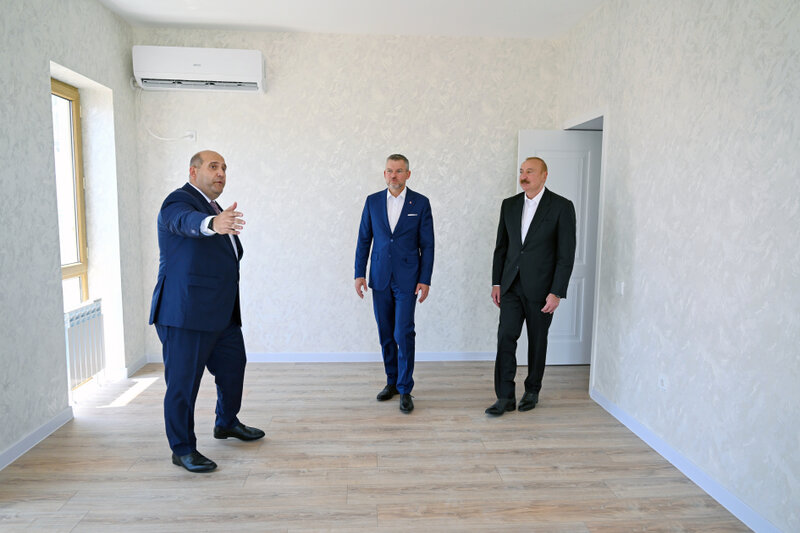 İlham Əliyev və Pelleqrini Baş Qərvənddə - Fotolar