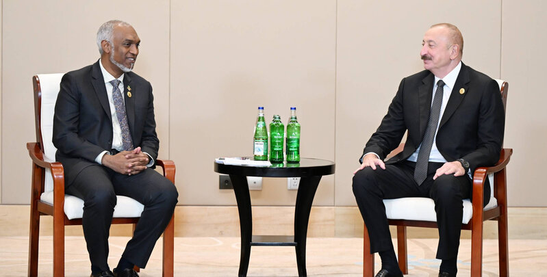 Maldiv Prezidenti Azərbaycan liderini təbrik edib