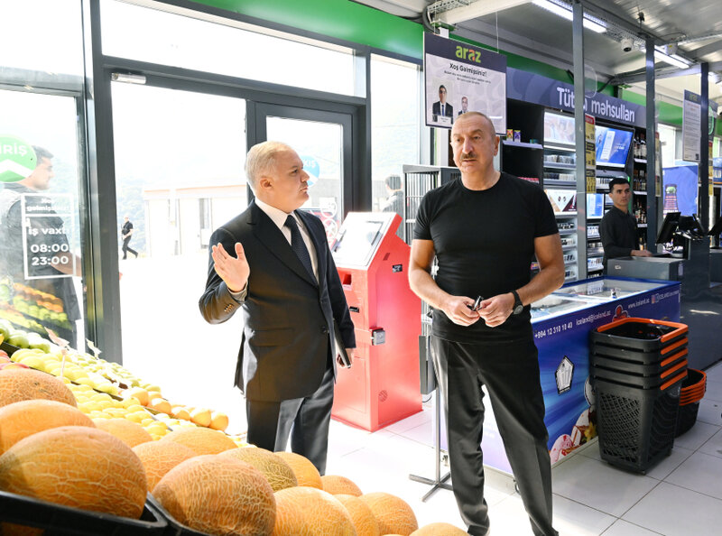 Prezident daha bir açılışda iştirak etdi - FOTOLAR