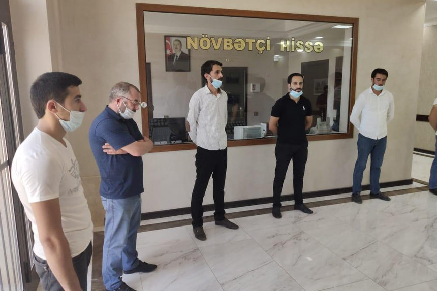 Abşeronda yas mərasimi keçirmək istəyən 8 nəfər saxlanıldı