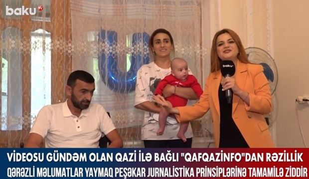 Haqqında gedən yalan məlumatlarla gündəmə gələn qazi və həyat yoldaşı Baku TV-yə danışdı - VİDEO