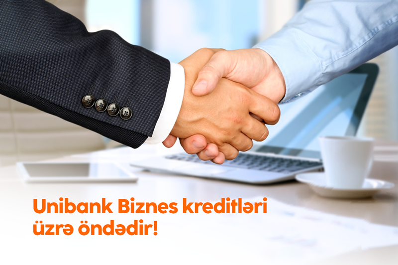 Unibank sahibkarlara verdiyi güzəştli biznes kreditlərinə görə lider banklardandır