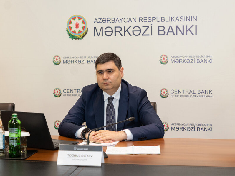 Mərkəzi Bank və Qiymətləndiricilər Palatasinin rəhbərliyi arasında görüş olub - FOTOLAR