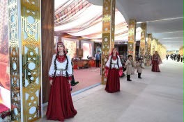 Prezident İlham Əliyev MDB Ölkələrinin Milli Kulinariya Festivalı ilə tanış olub, rəsmi qəbulda iştirak edib