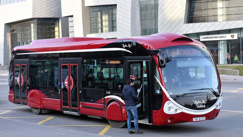 Bakıda bir marşrut xətti üzrə avtobusların hərəkət sxemi dəyişdirilir