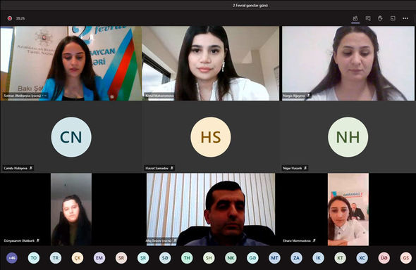 BŞTİ rəhbərliyi gənc müəllimlərlə onlayn görüş keçirib - FOTO