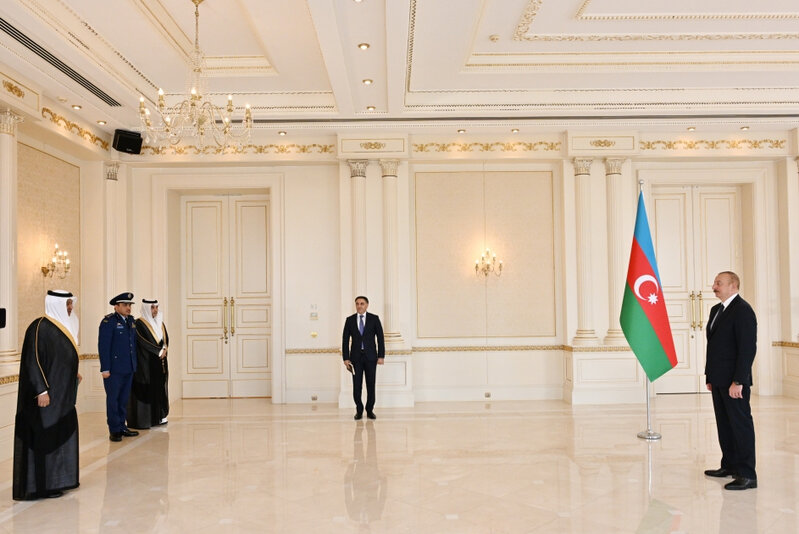 Prezident Səudiyyə Ərəbistanının yeni səfirinin etimadnaməsini qəbul etdi - FOTO