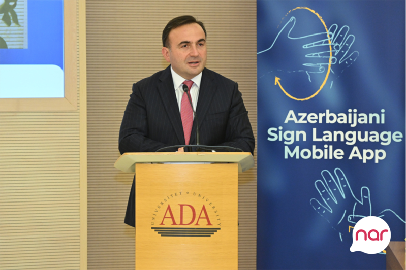 Azərbaycanda ilk jest dili mobil tətbiqi istifadəyə verildi - FOTOLAR