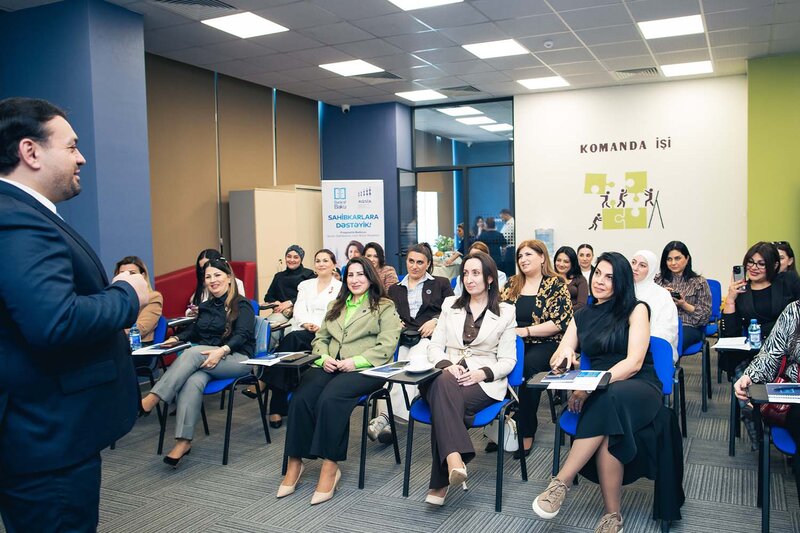 Bank of Baku-dan qadın sahibkarlara dəstək – Praqmatik maliyyə təlimi