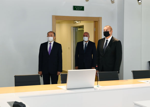 Prezident Sumqayıt Məhkəmə Kompleksinin açılışını etdi - FOTOLAR