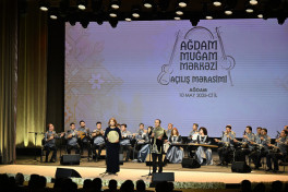 Prezident və xanımı Ağdam Muğam Mərkəzinin açılışını ediblər - FOTOLAR