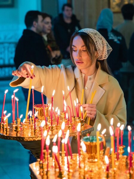 Prezidentin gəlini Pasxa bayramını qeyd etdi - Fotolar