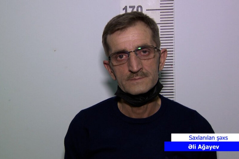 Bakıda silahla gəzən keçmiş məhkum saxlanılıb - VİDEO