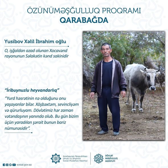 Xocavənddə düşmənin darmadağın etdiyi həyatın bərpası ilə bağlı VACİB ADDIM - FOTO