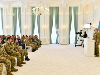 Prezident Zəfər Günü münasibətilə Şuşada təşkil olunan tədbirdə iştirak edib - FOTOLAR