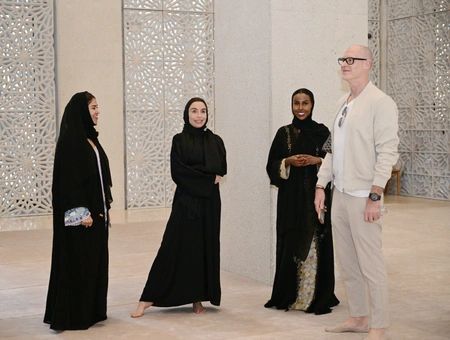 Leyla Əliyeva Luvr Əbu-Dabi muzeyini və İbrahim Ailə Evini ziyarət edib - FOTOLAR