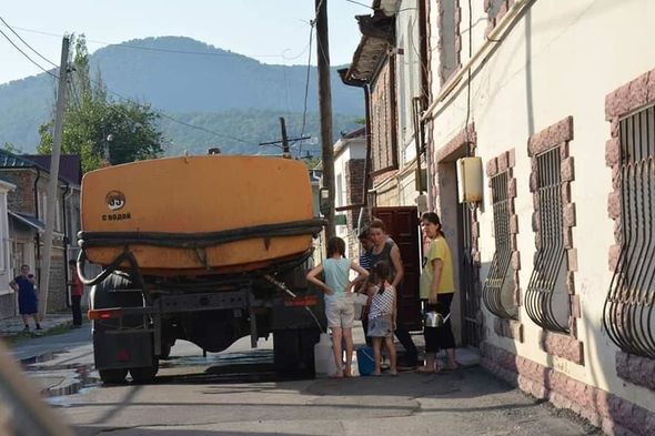 Zaqatala sakinləri susuz qalıb - FOTO/VİDEO
