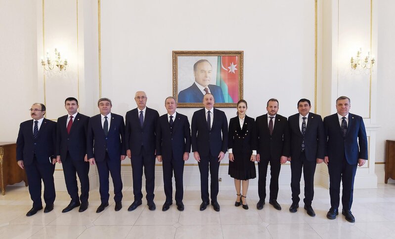 İlham Əliyev Hulusi Akarı qəbul etdi - FOTOLAR