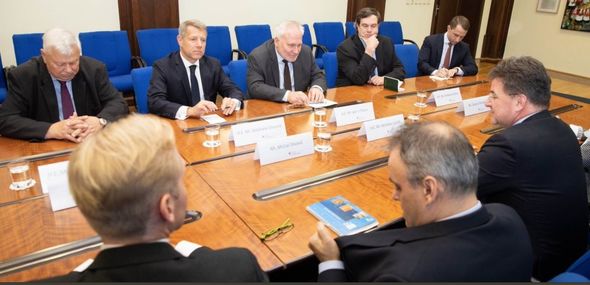 ATƏT sədri Minsk qrupunun həmsədrləri ilə Dağlıq Qarabağı müzakirə etdi - FOTO