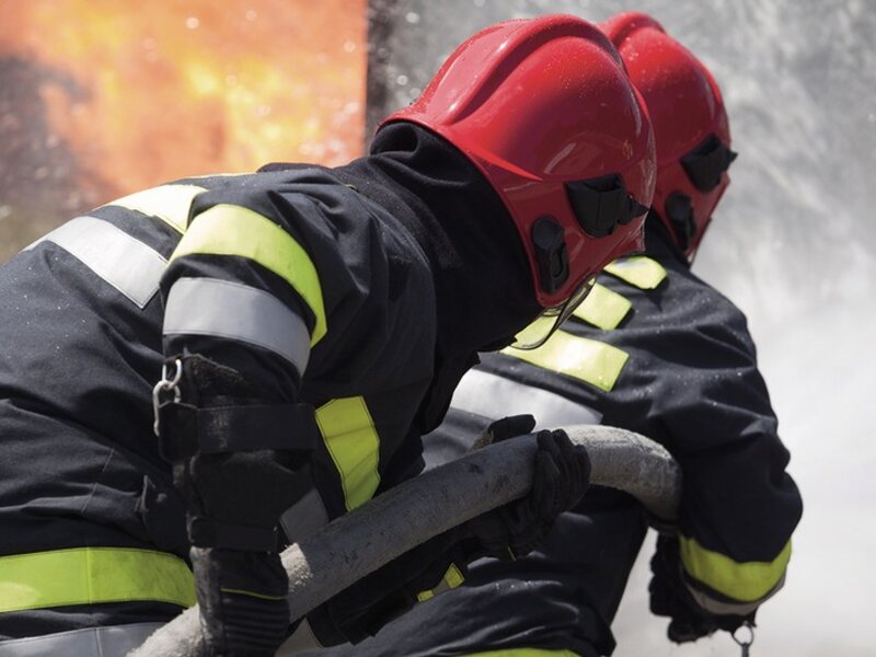 Bakıda çay evində yanğın olub