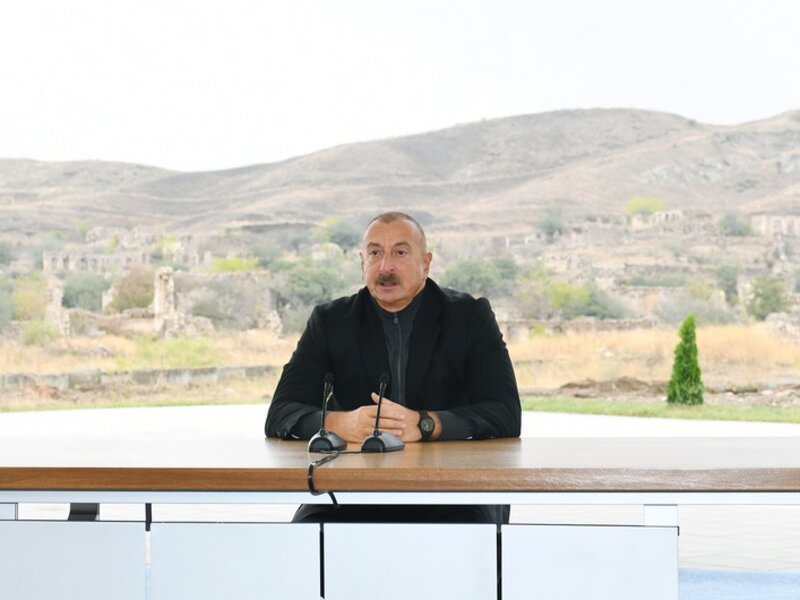 İlham Əliyev Xocavənd ictimaiyyətinin nümayəndələri ilə görüşdü