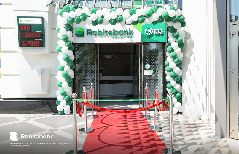 Rabitəbank 32-ci filialını Bakıxanovda açdı - FOTOLAR