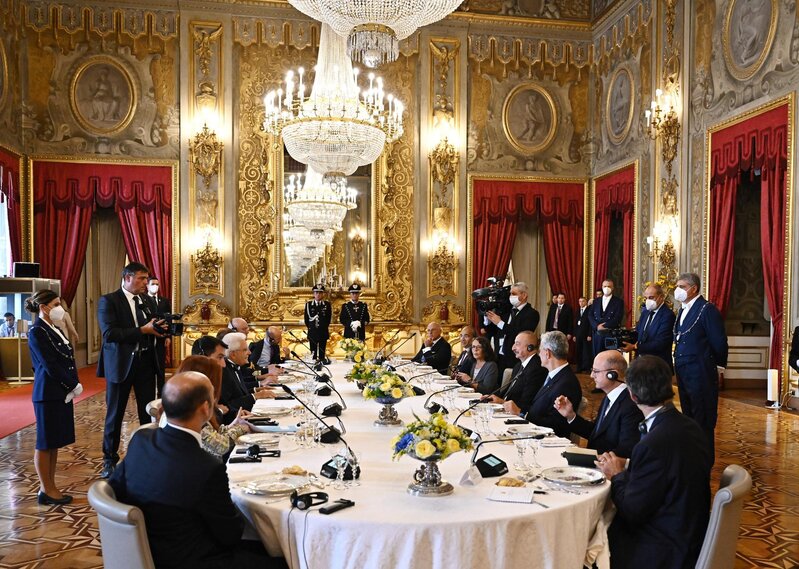 İlham Əliyev Sercio Mattarella ilə görüşdü - FOTO + YENİLƏNİB