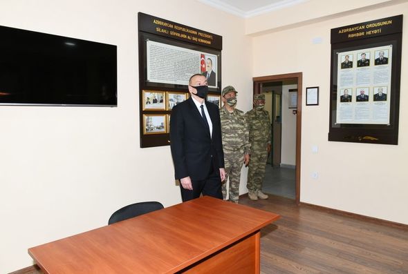 Prezident "N" saylı hərbi hissənin açılışında - YENİLƏNİB + FOTO