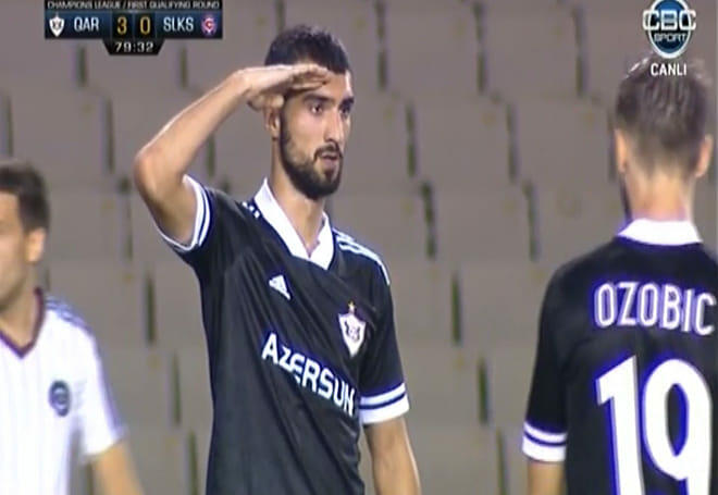 "Qarabağ"dan DARMADAĞIN QƏLƏBƏ - VİDEO (YENİLƏNDİ)