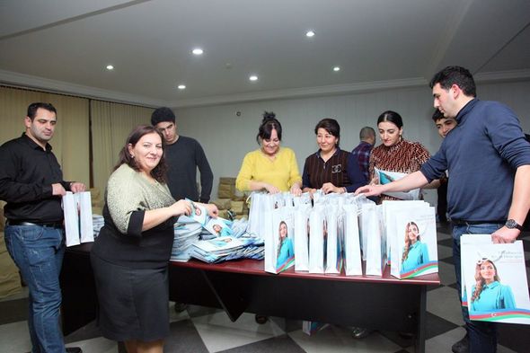 Könül Nurullayevanın seçki qərargahında iş dayanmır - FOTO