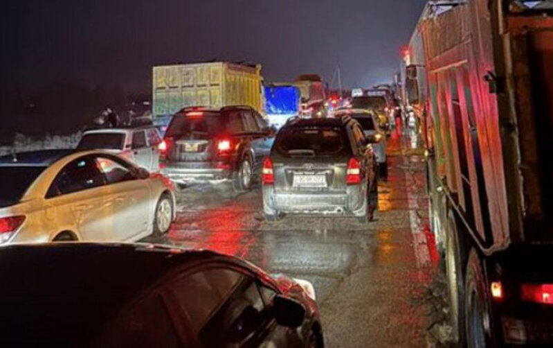 Bakı-Qazax yolundakı tıxacla bağlı Rəsmi açıqlama