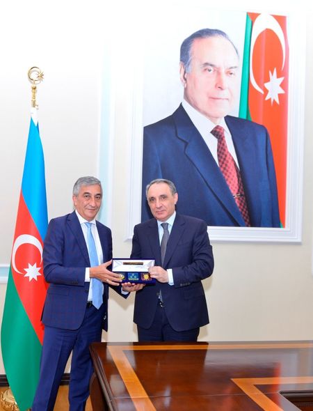 Kamran Əliyev Tacikistanın ölkəmizdəki səfiri ilə görüşüb - FOTO